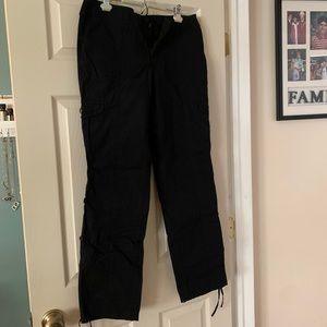 Black cargo pants